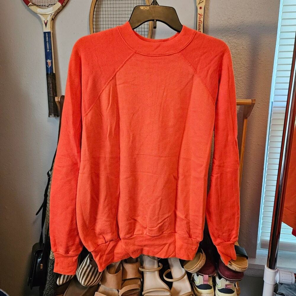 NOT AVAILABLE SOLDVintage Halloween Pumpkin Ghost Women's White & Orange - Picture 3 of 4